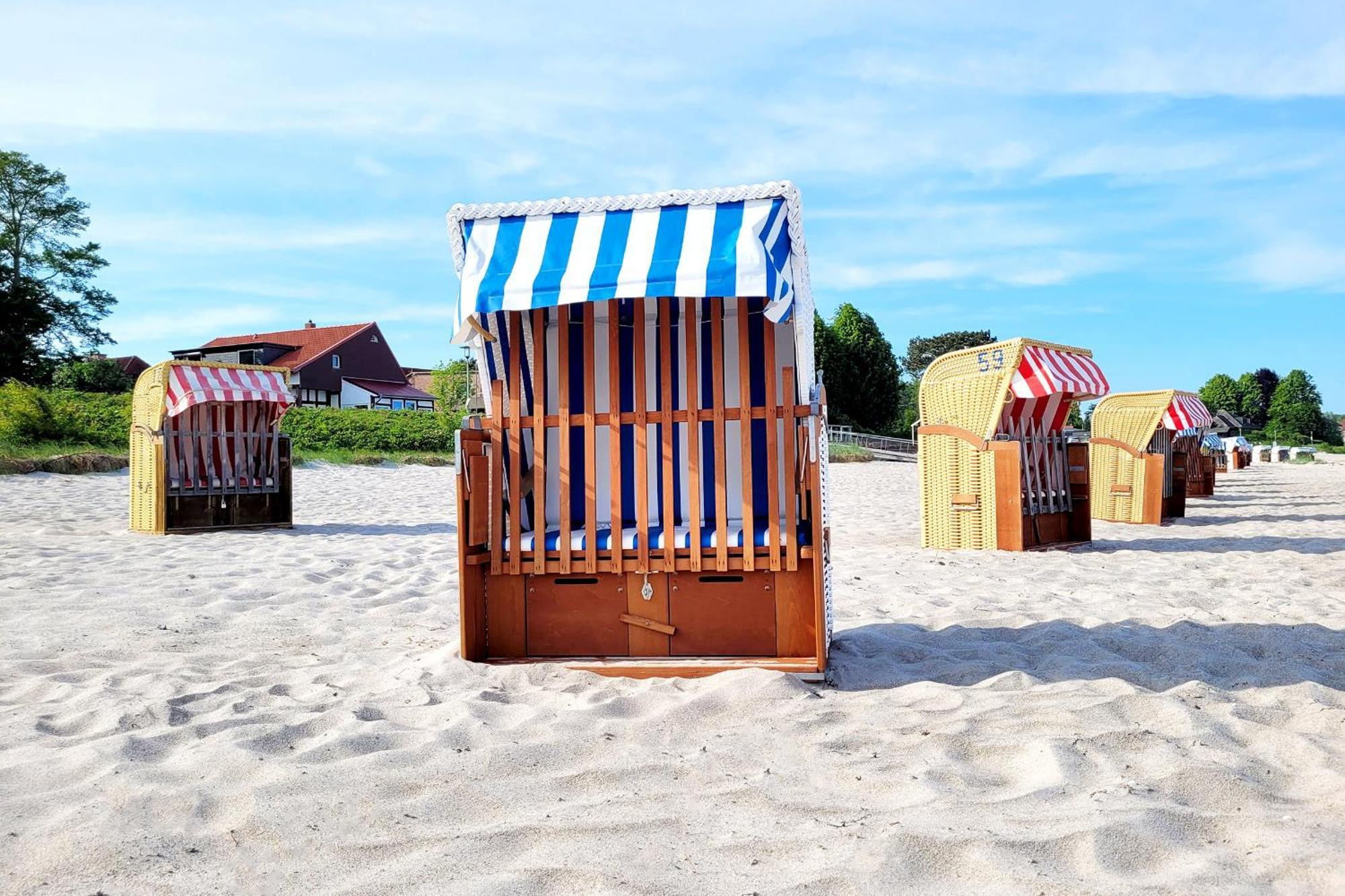 Gemuetliche & Moderne Ferienwohnung - Nur 7 Gehminuten Vom Strand Entfernt, Inklusive Parkplatz Und Gartenzugang 沙博伊茨 外观 照片