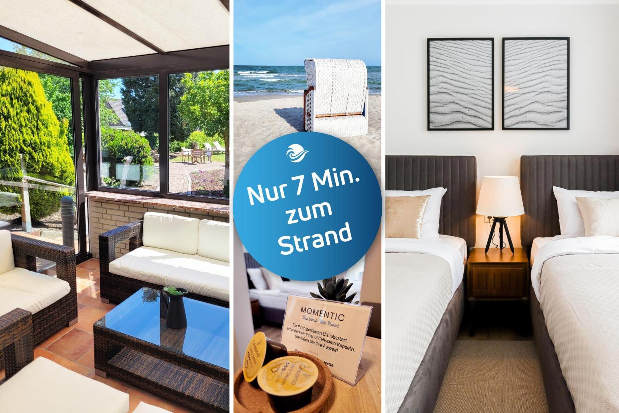 Gemuetliche & Moderne Ferienwohnung - Nur 7 Gehminuten Vom Strand Entfernt, Inklusive Parkplatz Und Gartenzugang 沙博伊茨 外观 照片